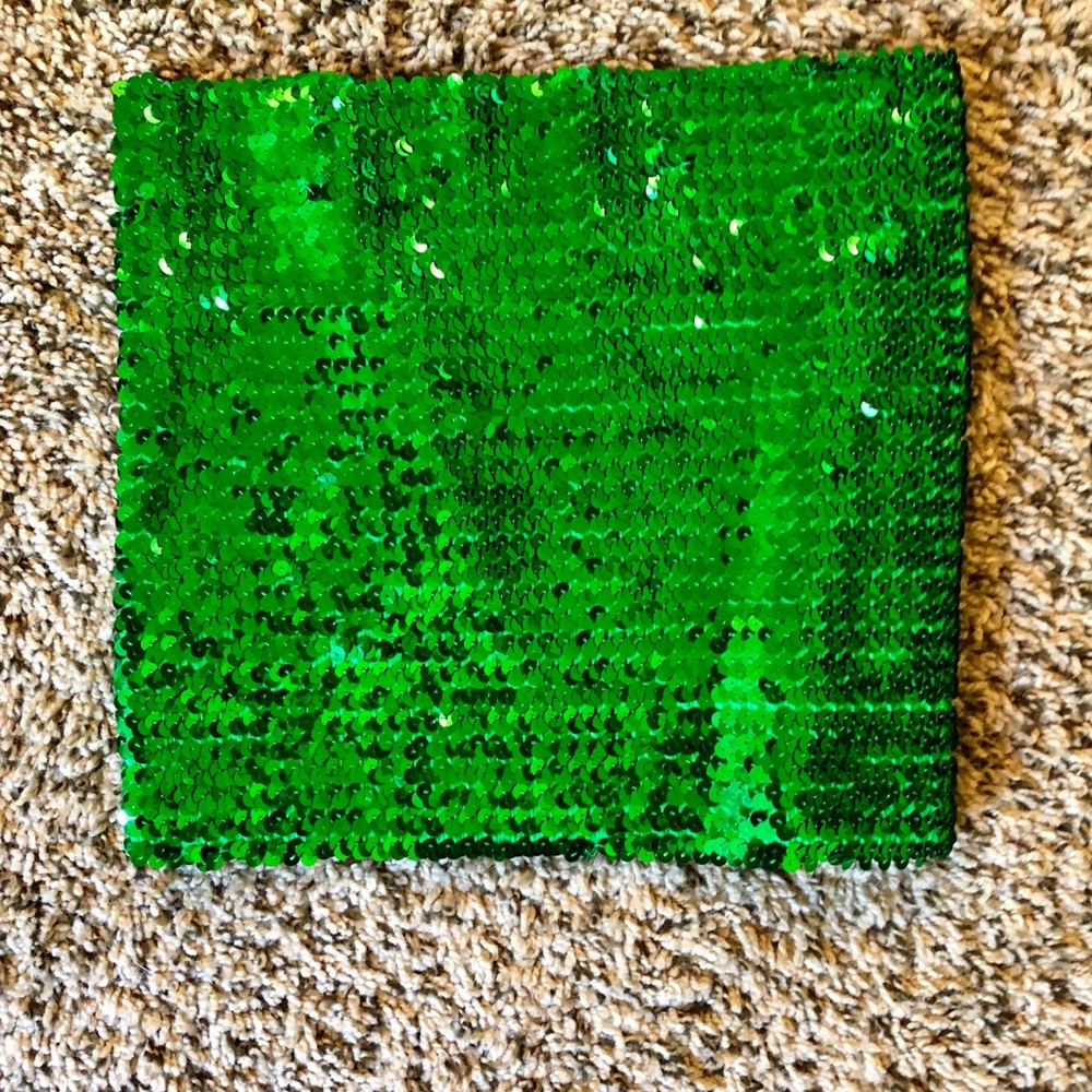 ☘️Green Sequin Party/Costume Tube Top☘️